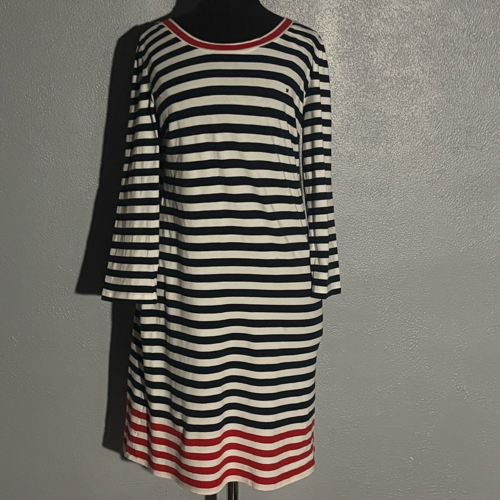 Tommy Hilfiger Red White and Blue Casual Summer Dress Womens Size M